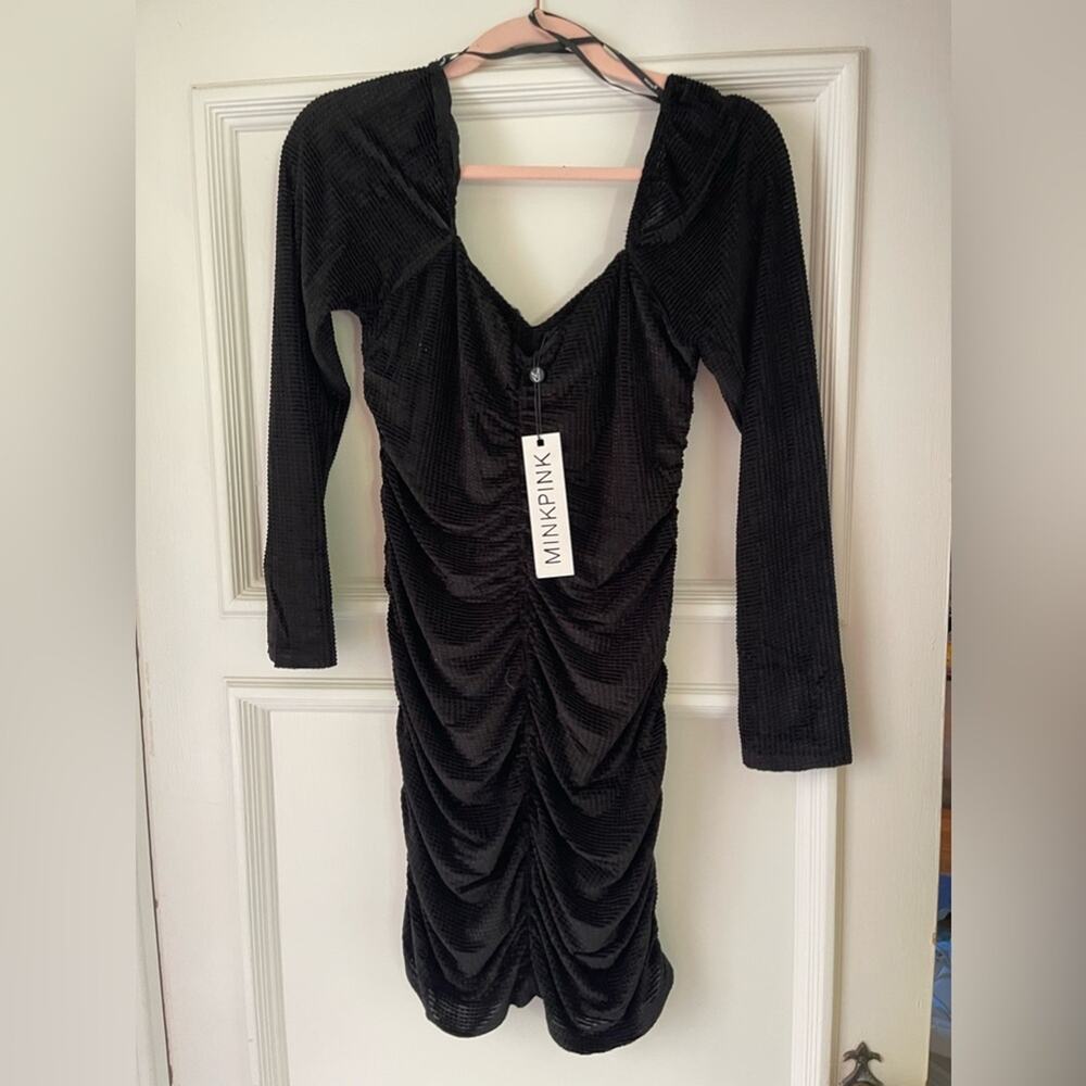 Minkpink Chaima Ruched Mini Dress - Picture 8 of 9